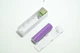Портативний зовнішній акумулятор брелок UKC Unis Fire 1200 mAh White - зображення 2