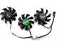 Вентилятор кулер для видеокарты ASUS RX 5700 XT GTX 1660 Ti Super TUF Gaming (orgnl) PowerLogic PLA08015S12HH (FD8015U12D FD8015U12S PLA08015D12HH T128015BU) комплект 3 шт (№355.5) - изображение 2