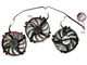 Вентилятор для видеокарты PNY LEADTEK Manli GTX 1070 Ti 1080 FirstD FD7010H12D (LED RED) комплект 3 шт (№417) - изображение 3