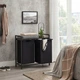 Кошик для білизни Loft_Apartament 73 х 33 х 72 см колір чорний коричневий - зображення 2