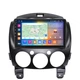 Штатная магнитола 9" Lesko для Mazda 2 II (DE) 2007-2010 2/32Gb CarPlay 4G Wi-Fi GPS Prime 8 ядер Мазда - изображение 1