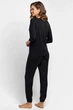 Пижама: блуза и брюки Anabel Arto 50(2XL) черный (37844) (82501) - изображение 2