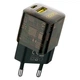 Сетевое зарядное устройство XO CE05 1USB/1Type-C PD30W+QC3.018W адаптер с Type-C кабелем - изображение 2