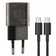 Сетевое зарядное устройство XO CE05 1USB/1Type-C PD30W+QC3.018W адаптер с Type-C кабелем - изображение 3