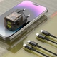 Сетевое зарядное устройство XO CE05 1USB/1Type-C PD30W+QC3.018W адаптер с Type-C кабелем - изображение 7
