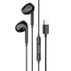 Навушники BOROFONE BM80 Max Gorgeous Type-C wire-controlled digital earphones with microphone Black - изображение 1