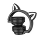 Навушники BOROFONE BO18 Cat ear BT headphones Black (6974443384949) - изображение 2