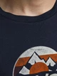 Футболка для хлопця Jack & Jones 12189188 темно-синя з горами (152 см) - изображение 4