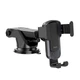 Автотримач для телефона HOCO CA104 vertical and horizontal telescopic gravity vehicle holder Black Metal Gray (6931474766236) - изображение 1