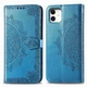 Чехол Vintage для Iphone 11 книжка кожа PU с визитницей голубой - изображение 9