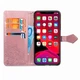 Чехол Vintage для Iphone 11 книжка кожа PU с визитницей розовый - изображение 4