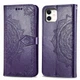 Чехол Vintage для Iphone 11 книжка кожа PU с визитницей фиолетовый - изображение 10