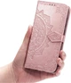Чехол Vintage для Iphone 12 Pro книжка кожа PU с визитницей розовый - изображение 6