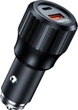 Автомобільний зарядний пристрій CHOETECH TC0010-BK 2 USB QC3.0/PD/PPS - зображення 1