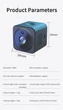 Мини камера AS02 HD 1080P Wi-Fi с картой памяти на 32 Гб Беспроводная маленькая ip видеокамера скрытая для видеонаблюдения Встроенный динамик Ночная съемка - изображение 3