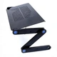 Столик трансформер подставка для ноутбука с регулировкой наклона Laptop Table T6 Black - изображение 1