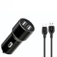 Зарядний пристрій автомобільний+MicroUSB TZ09 - зображення 1