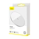 Бездротова зарядка Baseus Simple Wireless Charger 15W (WXJK-B02) White - зображення 3