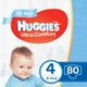 Підгузник Huggies Ultra Comfort 4 (8-14 кг) Giga для хлопчиків 80 шт (5029053543673) - зображення 1