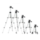 Штатив Tripod 3110 1.1 м с чехлом на телескопических регулируемых ножках из алюминия трипод тринога селфи палка Черный - изображение 4