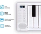 Портативный складной USB-MIDI-контроллер цифрового пианино с 88 клавишами ручной клади с аккумуляторной батареей. Цвет - Белый - изображение 2