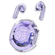 Бездротові навушники ACEFAST T8 Crystal color (2) bluetooth earbuds Alfalfa Purple (AFT8AP) - изображение 3