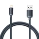 Кабель Baseus Crystal Shine Series Fast Charging Data Cable USB to iPhone 2.4A 1.2m Black - изображение 3