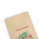 Пакет подарочный на Пасху eko-kraft 150*90*240 мм - 10 шт/уп Праздничный Крафт пакетик с рисунком "Пасхальный Кролик" упаковочный пакетик для сладостей с дном - изображение 6