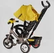 Дитячий триколісний велосипед Best Trike 6588/76-504 з музичною фарою USB Колеса піна Жовтий - зображення 3