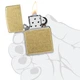 Zippo Classic Street Brass 48267, запальничка зипо Street Brass - зображення 3