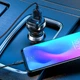 Автомобильное зарядное устройство для Hoco Z40 Superior 2USB 2.4A кабель Type-C, Black - изображение 4
