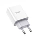 Сетевое зарядное устройство HOCO C81A + кабель USB - Type-C 1м 1USB, 2.1A White - изображение 8