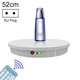 Поворотный стол для предметной съемки Puluz EDA002243902W 52 см с аккумулятором, нагрузка до 100 кг, пульт ДУ, белый - изображение 1