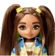 Лялька Барбі Mattel Екстра Мініс Модниця в куртці та шортах тай-дай Barbie Extra Minis 5 HHF81 - зображення 4