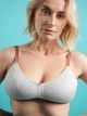 Бюстгальтер без косточек хлопковый brabrabra Мягкий комфорт SLZ24501034 70E Серый (6907208041726) - изображение 6