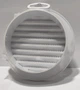 Вентиляционная решетка AIRROXY AOzS 125 white круглая нерегулируемая с сеткой белая (02-225) - изображение 2