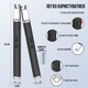 Импульсная USB зажигалка для свечей, кухни, плиты, с подсветкой прямая черная - изображение 2