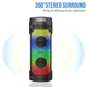 Портативна акустична система з караоке мікрофоном Winso ZQS6210W-6,5"x2 Bluetooth колонка з RGB підсвічуванням 30W + Пульт - зображення 7