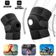 Наколінник спортивний бандаж колінного суглоба HSM Knee Support KS733 компресійний фіксатор коліна Чорний - зображення 1