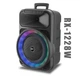 Портативная акустическая система с караоке микрофоном Winso RX-1228W-12"x1 Bluetooth колонка с RGB подсветкой 20W, 2400mAh - изображение 2