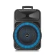 Портативная акустическая система с караоке микрофоном Winso RX-1228W-12"x1 Bluetooth колонка с RGB подсветкой 20W, 2400mAh - изображение 10