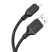 Кабель Hoco X90 Cool silicone charging data cable for Lightning Black - изображение 1