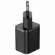 Зарядное устройство Блок и Кабель для Айфона Baseus Super Si 20W Быстрая зарядка Quick Charger Power Delivery + Кабель Type-C to Lightning 20W Чорный - изображение 6