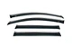 Ветровики с хром молдингом SW (4 шт, HIC) для Volkswagen Passat B6 2006-2012 гг - изображение 1