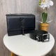 Женская мини сумочка клатч YSL с цепочкой и поясным ремнем из натуральной кожи для стильного образа - изображение 1