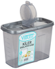 Контейнер пластиковый для сыпучих продуктов Violet House 0552 Transparent Black 2 л (0552 Transparent Black) - изображение 2