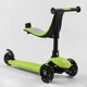 Трехколесный самокат велобег каталка 3в1 Best Scooter PL-315 (3 колеса PU со светом, сидение, родительская ручка) - изображение 5