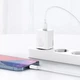 Зарядное устройство Блок и Кабель для Айфона Baseus Super Si 20W Быстрая зарядка Quick Charger Power Delivery + Кабель Type-C to Lightning 20W Белый (TZCCSUP-B02) - изображение 10