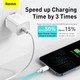 Зарядное устройство Блок и Кабель для Айфона Baseus Super Si 20W Быстрая зарядка Quick Charger Power Delivery + Кабель Type-C to Lightning 20W Белый (TZCCSUP-B02) - изображение 14