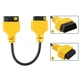 Кабель удлинитель OBD2 AUTOOL 30см для подключения адаптеров LAUNCH, GOLO, EasyDiag, ELM327 - изображение 5